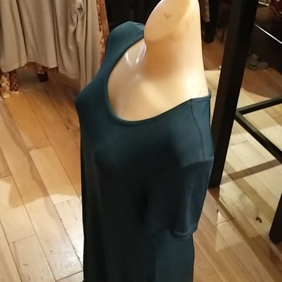 🇨🇦 Green Nylon Dress - Picture 2 of 3